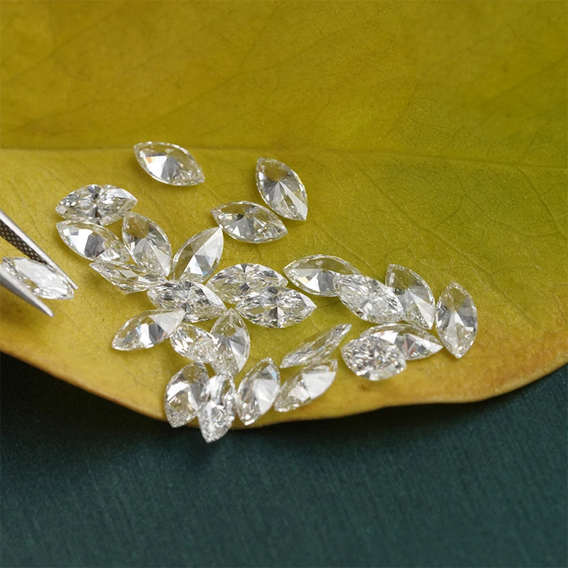 Starsgem Hpht Loose Diamonds Diamond Jewelry Marquise Melee Size Lab Grown Marquise Diamonds