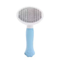 Hot Selling Pet Hair Removal Comb Push Plate Type Automatic Hair Removal Round Hair Comb Beauty Cleaning Pet Comb Brush