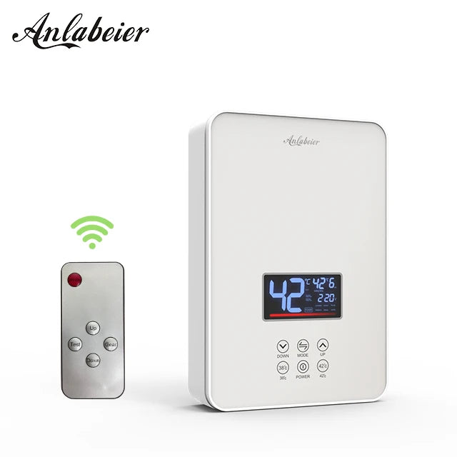 Portable plastic electric bathroom geyser heaters tankless water heater for Oem Export