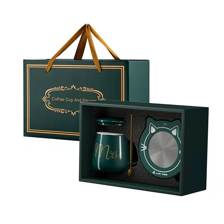 Custom logo Printing Corrugated Mug Cup Box Packaging Coffee Mug Sets Gift Boxes with Foam