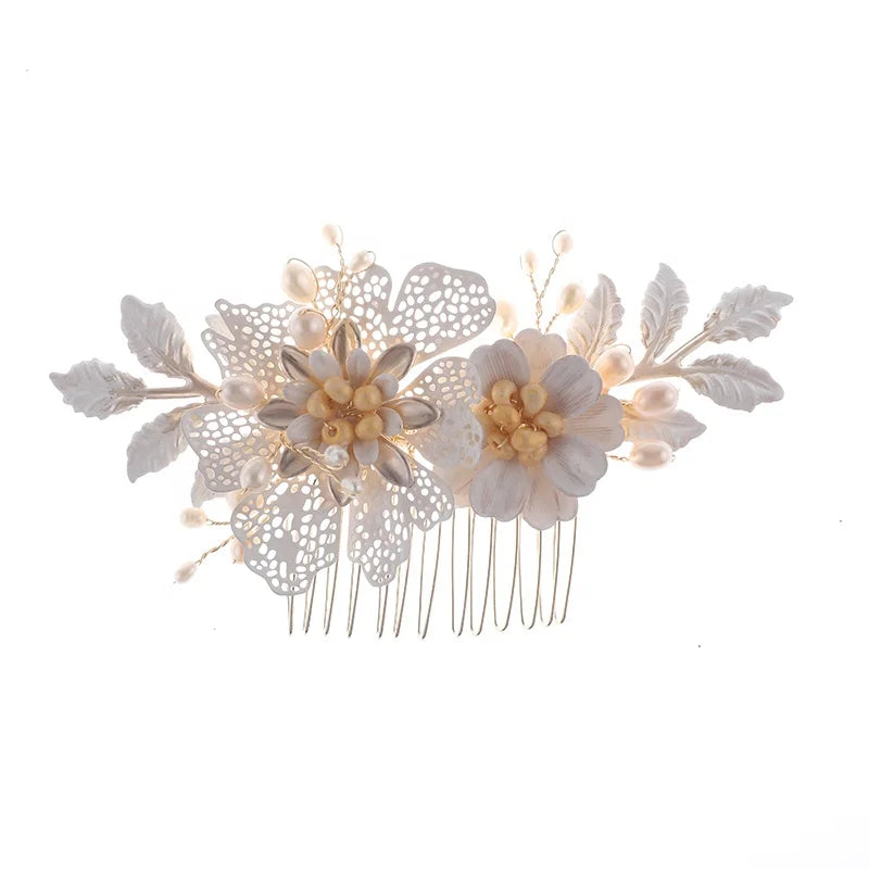 Elegant Wedding Hair Jewelry Set Fashionable Hair Combs Accessories for Bridesmaids
