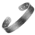 High Quality Bulk Design Classic Artificial Pure Copper Unisex Cuff Bracelet Magnetic Healing Therapy Adjustable Antique Copper