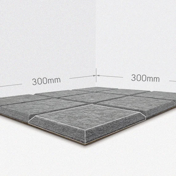 3d Mold Gypsum Decorative Wall Panel 9mm Felt Acoustic Panel Absorption Panels