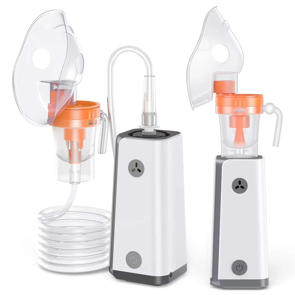Single Hand Holdable DC Nebulizer Rechargeable Inhalers Asthma Portable Pocket Nebulizer With Adapter