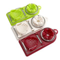 2-in-1 Stainless Steel Egg Slicer Cutter Metal Wire for Hard Boiled Eggs & Soft Fruit for Strawberries Tomatoes Sausages