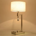 Wholesale Warm White 3500K Electric Hotel Bedside Table Light LED Reading Light Chrome Table Lamp