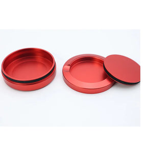 Red Snus Box High Precision Snus Container Snus Cans Machining Packing Pouch Aluminum Snus Can CNC Metal Snus Can