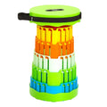 Multi-functional Convertible Foldable Extendable Retractable Telescopic Stool Cushion Lightweight Plastic Design Farmhouse Hotel