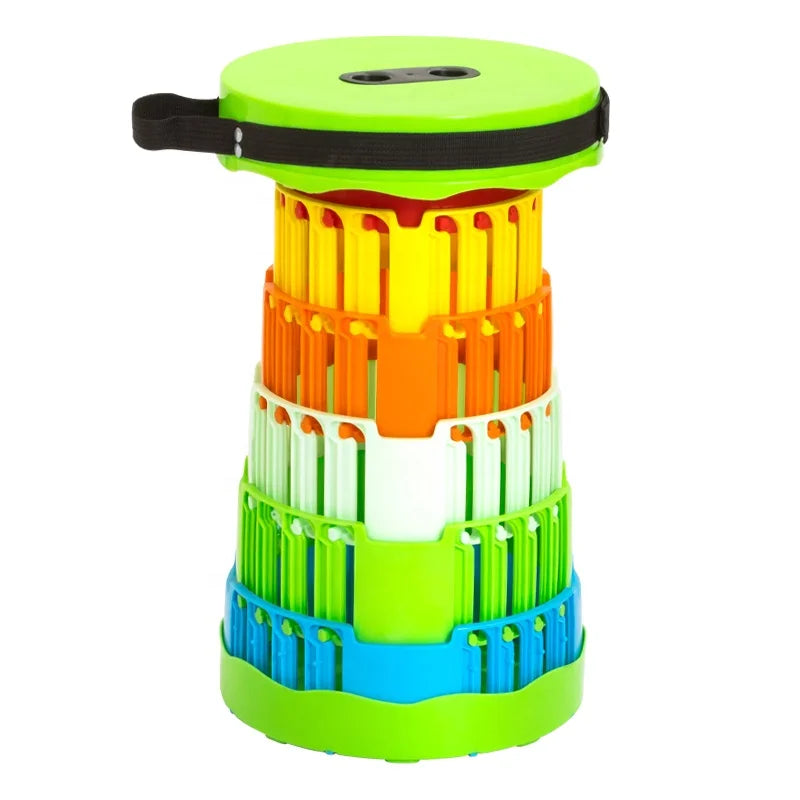 Multi-functional Convertible Foldable Extendable Retractable Telescopic Stool Cushion Lightweight Plastic Design Farmhouse Hotel