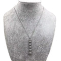 2024 Newest Silver Plated Buddhism Flower Pendant Necklace Trendy Women's Charm Jewelry with Link Chain Party Gift Alloy