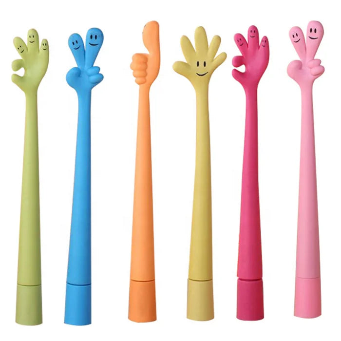 Relief Stress Freely Bend the Gesture Student Ballpoint Writing Pen