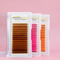 Lash Extensions Wholesale Private Label Color Lash Extension Silk Individual Eye Lashes Extensions