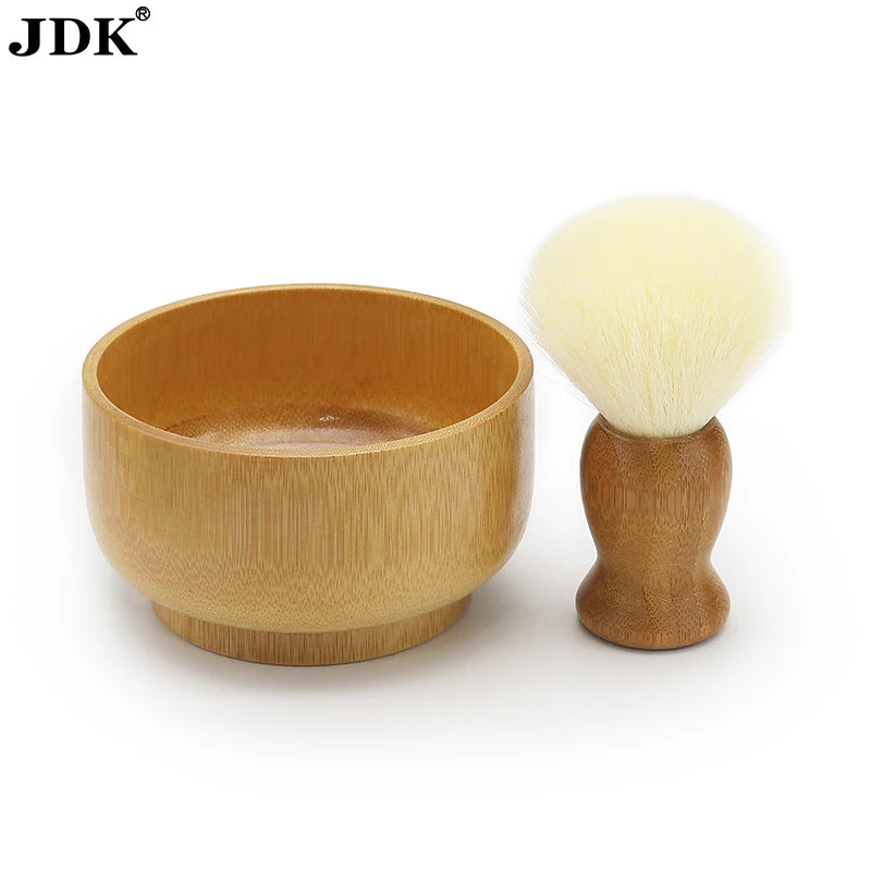 JDK Hot 1pc Shaving Brush Bowl Eco Friendly Face Mask Cream Mug Holder