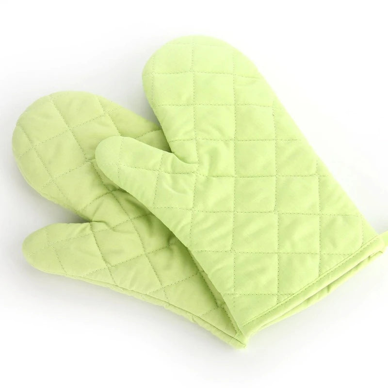 Hot Sale Heat Resistant Cotton Gloves Set Customizable Logo Kitchen Grill Gloves for Oven BBQ Cooking Baking Food Home Use