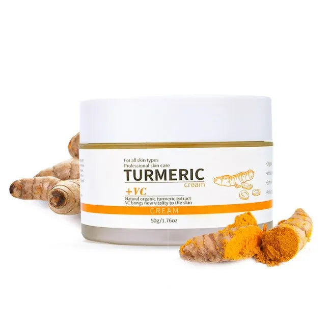 Natural Organic Turmeric Facial Cream Skin Care Whitening Face Cream Acne Removing Face Cream for Dark Skin