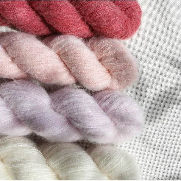 Lotus Yarns Brushed Cashmerino Yarn 290m/50g Fluffy Mongolian Cashmere Superwash Merino Yarn Hand Knitting