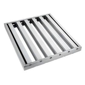 Commercial Kitchen Baffle Filter Stainless Steel Industrial Big Basket Natural Gas Strainers