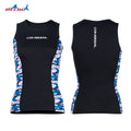 DIVE&SAIL Unisex 2mm Neoprene Waterproof Breathable Sleeveless Smooth Skin Thermal Diving Swimming for Split Vest Wetsuit for
