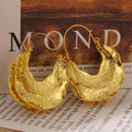 New Vintage Heavy Metal Alloy Drop Earrings Women's Gothic Punk Metal Geometry Statement Dangle Earings Fashion Jewelry
