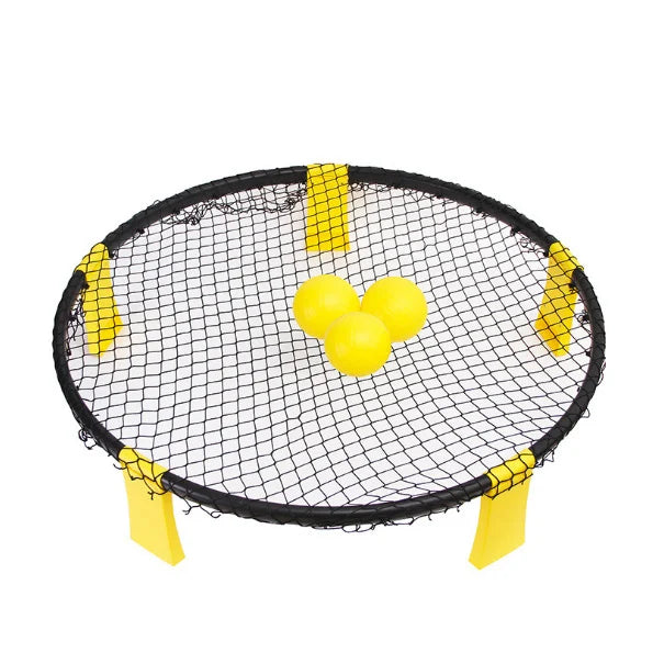 Outdoor Indoor Lawn Beach Backyard Park Playing Roundnet Game Spike Games Set with Carrying Bag