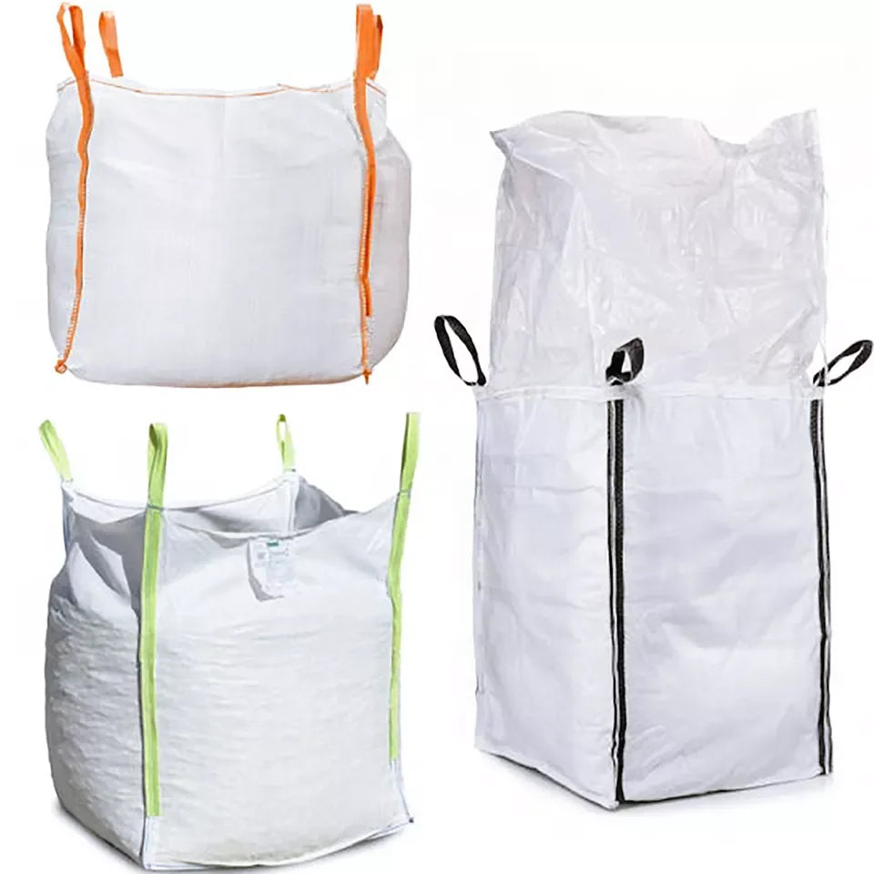 EGP Factory's Hot Sale Good Quality 100% PP Material Safety Factor 5:1 Fibc Bulk Jumbo Ton Super Sack Bag 1500kg Loading Weight MegaBDM