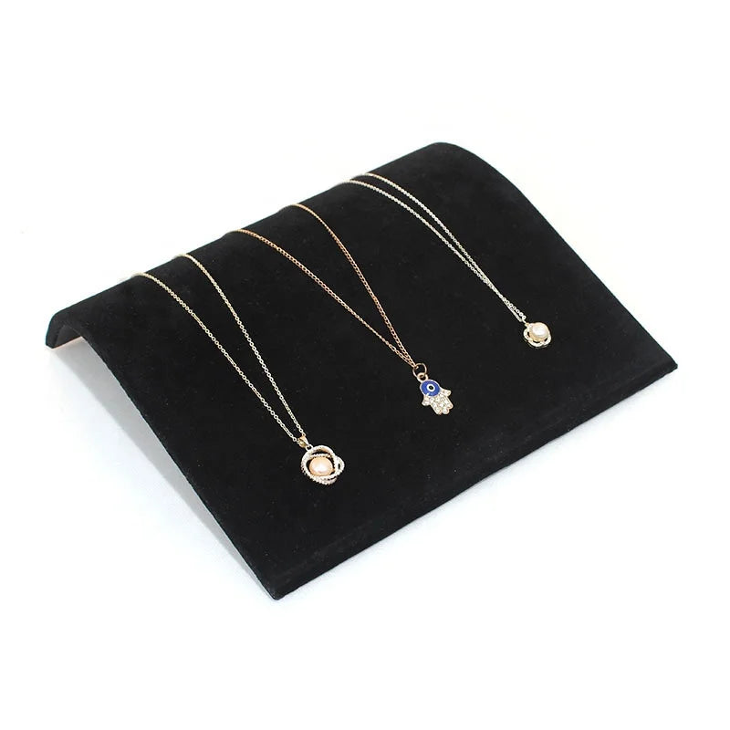 Black Flannel Display Tray Jewelry Display Stand Necklace Bracelet Bridge Display Stand