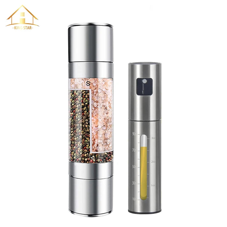 Salt and Pepper Grinder Stainless Steel Salt Grinder and Pepper Grinder