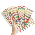 MIO Wholesale Morandi Color Hair Clips Hair Pin Set Accessories Korean Hairpin Acrylic Hair Clips Sets for Women Girls
