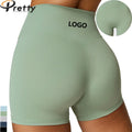 2025  Women's Sports Yoga Shorts Cycling High Waist Gym Fitness Shorts Compression Stretchy Quick Dry Yoga Biker Shorts