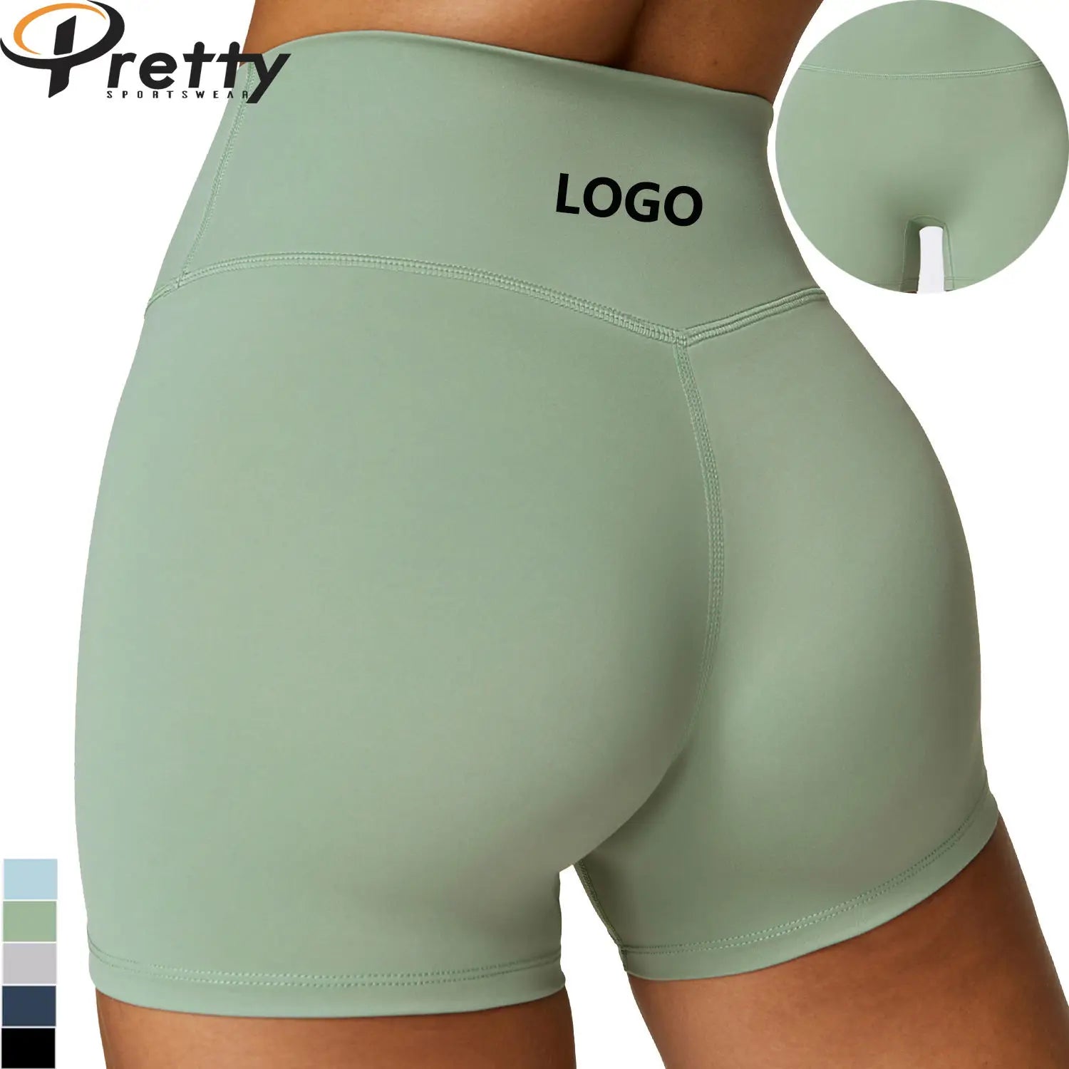 2025  Women's Sports Yoga Shorts Cycling High Waist Gym Fitness Shorts Compression Stretchy Quick Dry Yoga Biker Shorts