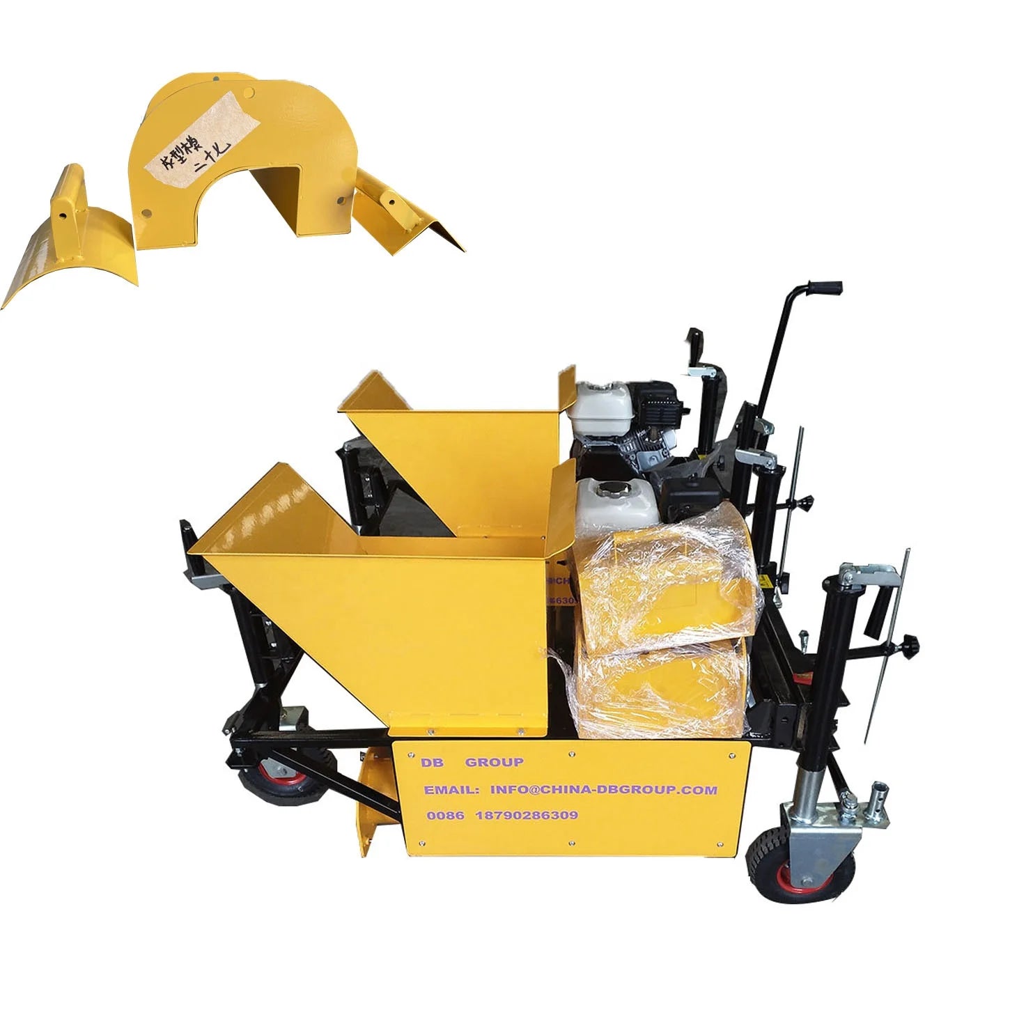 Semi-Automatic Concrete Curb Machine Mold Concrete Kerb and Gutter Cement Curbing Curb Machine Mold
