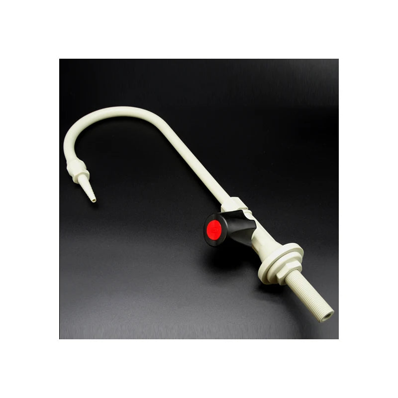 High Quality Custom Wholesale Industrial Design Plastic Goose Neck Faucet PP Tap for Basin Sink Use