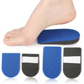 Melenlt Removable Cylindrical Heel Pad Adjustable Half Insole Shock Absorption Slow Pressure Relief