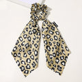 Custom logo Hair Tie Satin Silk Hair Scarf Scrunchies