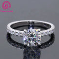 Free Shipping Fashion Jewelry 14K Solid Gold Ring Fancy Cushion Cut 1.5 Carat Moissanite Solitaire14k Gold Engagement Ring