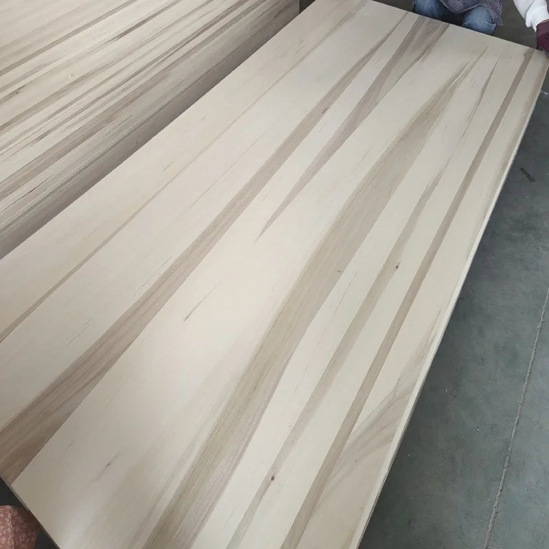 Natural Color Poplar Wood for Decorative Panel Veneer