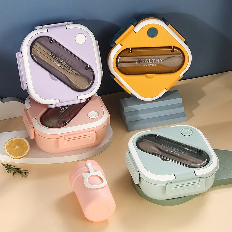 Portable Student Lunch Box Office Worker Bento Box Can Be Microwave Heated