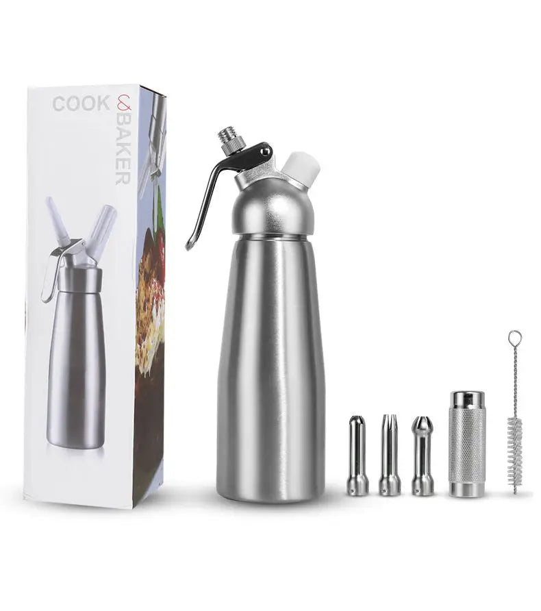 Hot Sale Customized Aluminum Whipped Whipped Cream Machine Chargers Canister Dispenser