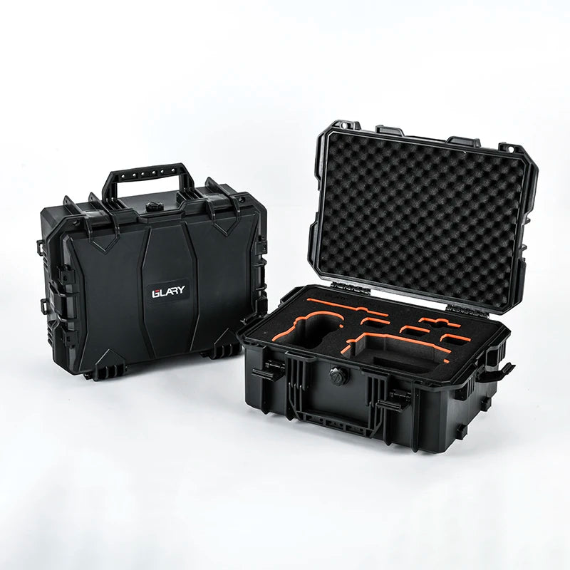 For Heavy Duty Hard Shell Plastic Drone Storage Case OEM IP67 Certified Stackable Waterproof Rugged Controller Equipment Case