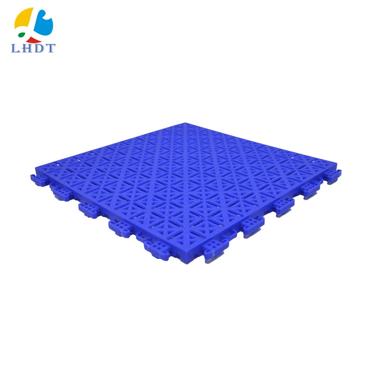 Anti-Slip Indoor/Outdoor Interlocking Floor Tiles PP Material with Cushion for Basketball for Outside Carpet