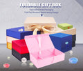 Custom Logo Paperboard Magnetic Gift Paper Box Hard Cardboard Luxury  Packaging Black Folding Rigid Box