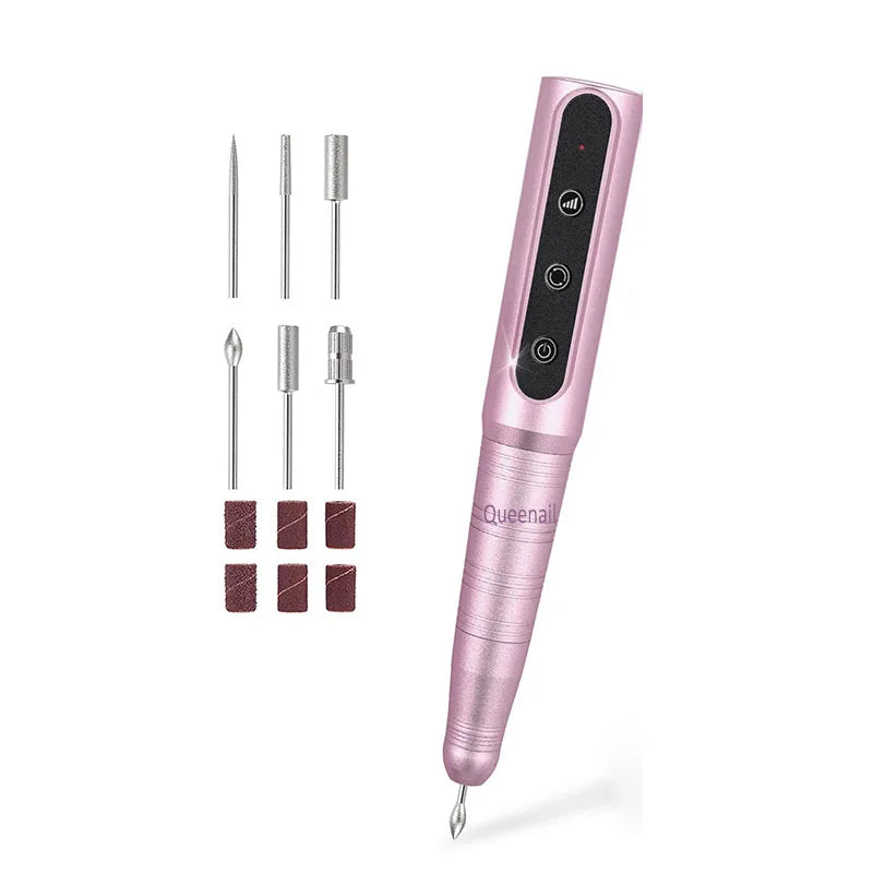 Professional Stainless Steel Nail Drill Manicure Pedicure Polishing Machine RX-C106 30000rpm