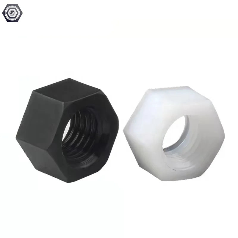 Factory Supply Plastic Nuts Nylon Hex Nuts for Flame Retardant and High Temperature Resistant