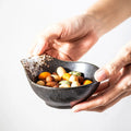 2021 Newest Design Black Porcelain Saucer Japanese Style Disposable Soy Sauce & Chili Garlic Dish for Restaurant Hot Pot