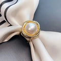 Elegant Scarf Ring Clip for Women Scarf Ring Buckle Fashion Metal Shawl Clip Buckle Lady Girls Decor Accessories
