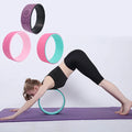 Eco Friendly Low Back Massage Spine Circle Ring Set with Thick Cushion Gym Fitness Yoga Wheel
