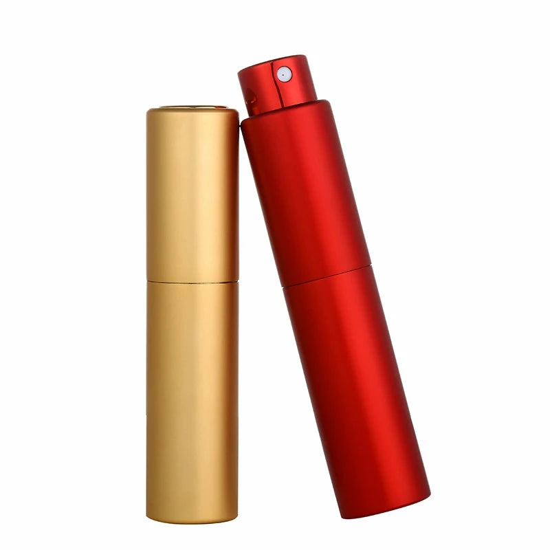 MUB 5ml 8ml 10ml Twist up Perfume Atomizer Empty Refillable Rotation Type Aluminum Perfume Spray Bottle