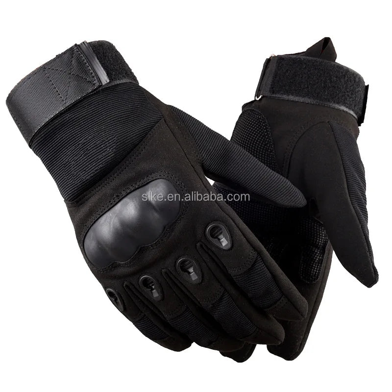 Black Brown Green Touch Screen Motor Glove Guantes Para Motos Full Finger Tactical Hand Gloves
