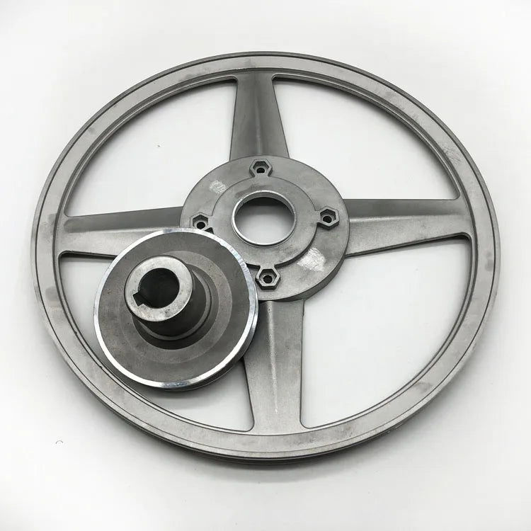 Custom Made CNC Machining Aluminium Alloy Flywheel Pulley Industrial Application Shandong Nonstandard Die Casting