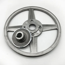 Custom Made CNC Machining Aluminium Alloy Flywheel Pulley Industrial Application Shandong Nonstandard Die Casting